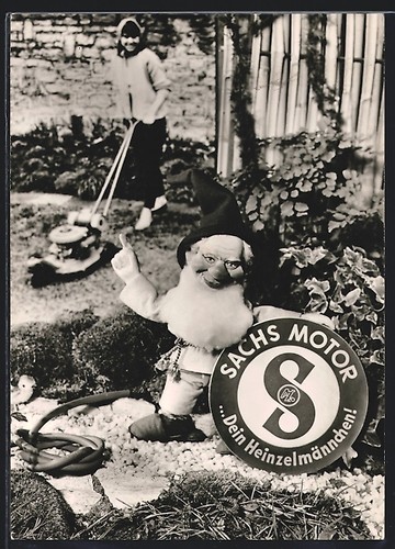 Postcard advertising sachs - postcard,