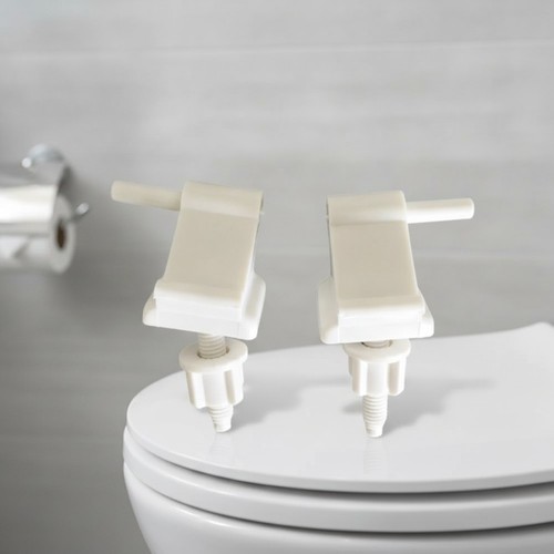 Toilet seat hinge - toilet,