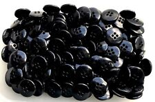 Buttons 25mm 40L Large Black