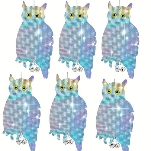 Owl shape discs reflective - shape,