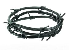 Set of 3 Black Barbed Wire