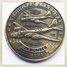 B29 Bomber Coin Superfortress