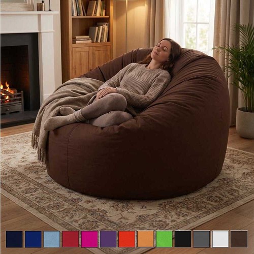 Cotton bean bag chair - bean,