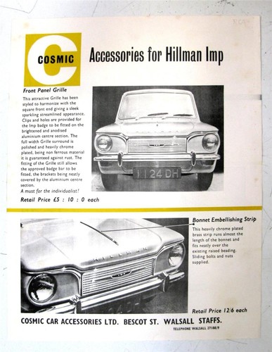 Cosmic hillman imp - hillman, car