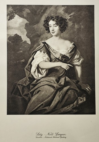Vintage lely nell - gwyn, print