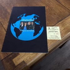 STATUS QUO CONCERT PROGRAM AND