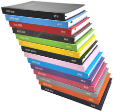 2025-2026 Academic Diary  A5 A4 Day to Page Week to view School Year Hardback