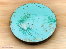 Swans-Le Rage Mildly Distressed-Vintage Ladies Powder Compact -cgr