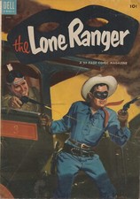 DELL COMICS THE LONE RANGER #70 (1954) RARE 1ST PRINT VG