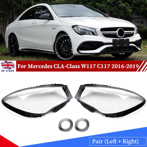 Pair headlight lens cover - headlight,