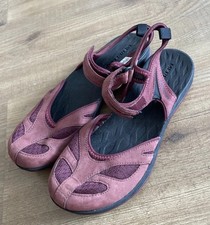 Women's Merrell Siren Wrap Q2 Sandals Trekkinn  Size 5 Eu38 Burgundy