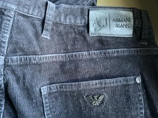 Armani Jeans Black Corduroy