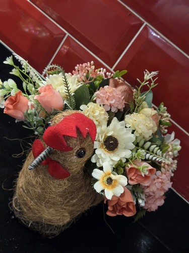Cockeral artificial flowers - a,