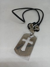 Dolce Gabbana Dog Tag Leather