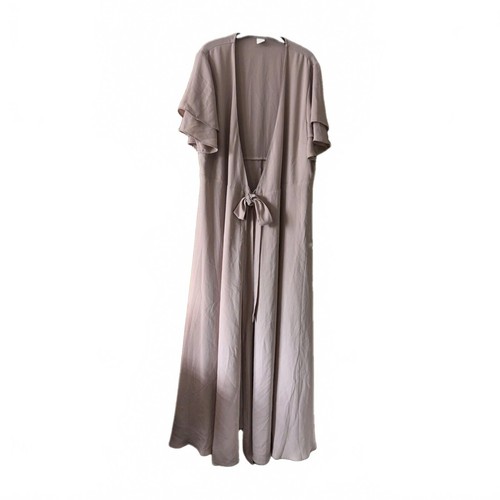 Pink blush longline kimono - blush,