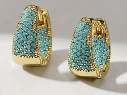 Vintage hoop earrings - vintage,