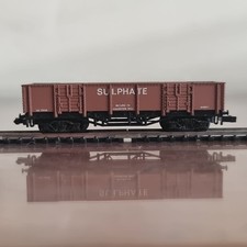 Graham Farish N Gauge Sulphate Bogie Wagon Rn.164857 Brown Unboxed