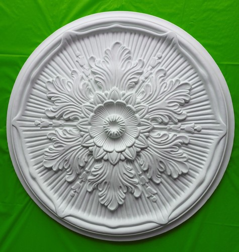 Plaster ceiling rose acanthus - rose,