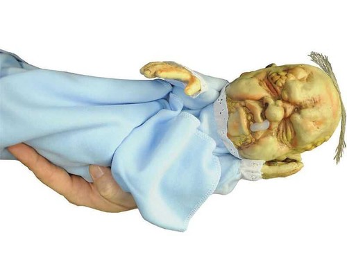 Stinky baby hand - baby, puppet