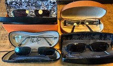 Vintage glasses frames, Ray-Ban, Tommy Hilfiger, Red or Dead with original cases