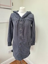 Blooming Marvellous Cardigan Jacket Size 10 Grey Very Stretchy Soft Thick Hood