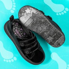 Walkright Girls Shoes Black