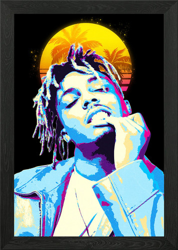 Juice wrld retro art - juice,