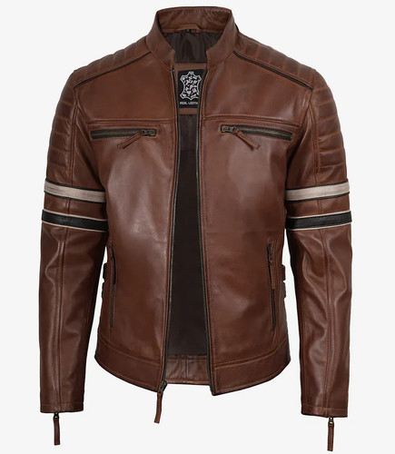 Men cafe racer leather - cafe,