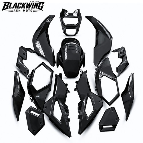 Black full plastic panel - plastic,