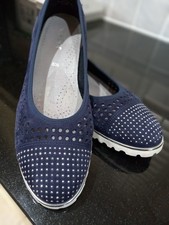 Gabor shoes Navy suede  Ladies