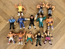 13 rare Hasbro WWF Figures 1990s
