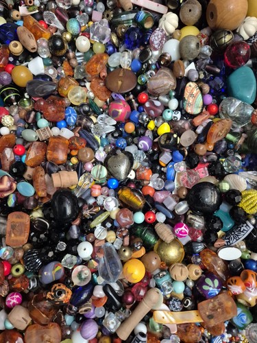 Assorted bead mix over - bead,