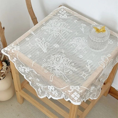 Elegant lace tablecloth - elegant,