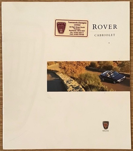 Rover cabriolet car sales - rover,
