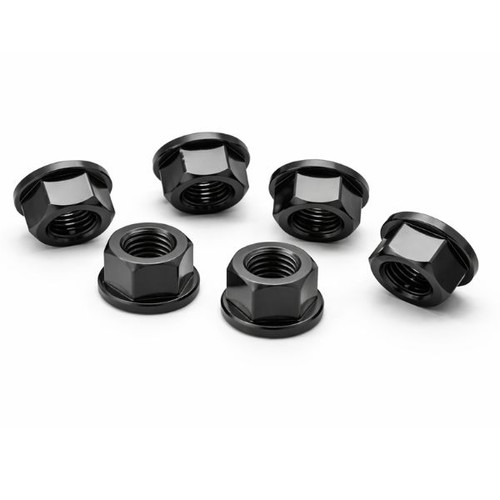 Rear sprocket nuts black - rear, for