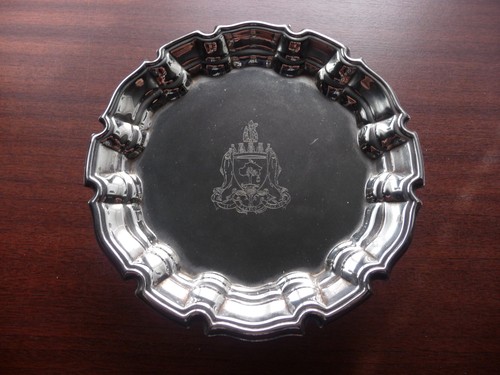 Vintage silver plated - vintage, salver/