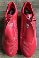 ADIDAS F50i TUNIT FOOTBALL BOOTS G18604 2009 UK 9 MEN (red) Vgc