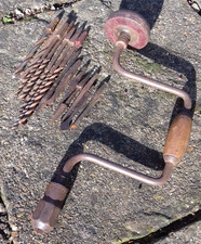 Vintage Auger Drill Bits And