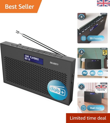 Hour battery dab - dab+, radio