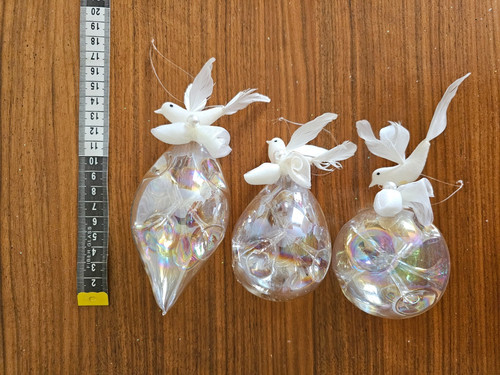 Glass christmas ornaments - christmas,