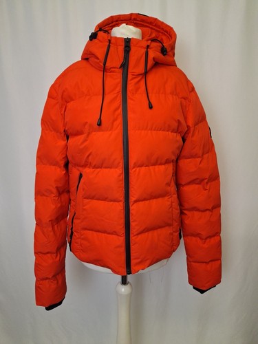 Superdry orange red hooded - orange,