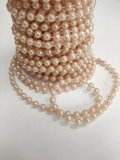 5mm Pearl Beads On String Sewing Cake Trim Wedding Bridal Craft Trimming