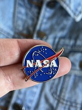 NASA Logo  Silver Plated