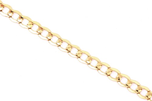 9ct solid gold classic curb - classic,