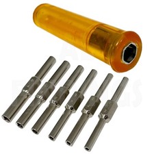 Clock Winding & Letting Down Release Tool 7 piece to Let Down Mainspring Winder