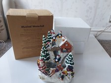 Vintage Avon Musical Waterfall Christmas Ornament (See Description)