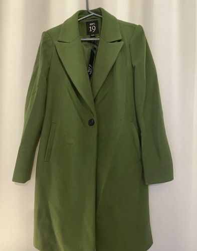 Olive green coat size - green,