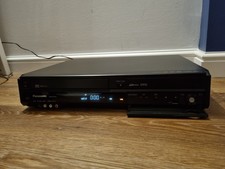 Panasonic DMR-EZ49VEBK VHS/DVD Recorder with Freeview Remote HDMI Tested