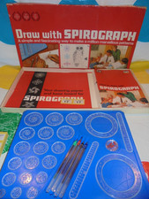1960's Vintage Spirograph Complete With Pens, Cogs & Paper (Y17)