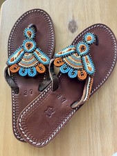 Women's Maasai Leather Sandals